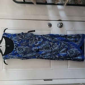 INC Blue Dress Sun & Sea